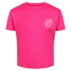 Футболка Alvarado VI Amanecer для мальчиков/девочек Pink Fusion REGATTA, цвет rosa