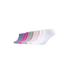 Носки-кроссовки унисекс супер-розовые, 10 шт. S.OLIVER, цвет grau