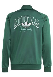 Спортивная куртка Graphic Pack Sst adidas Originals, цвет collegiate green