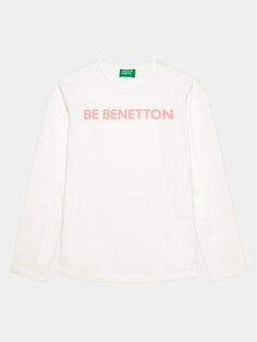 Блуза стандартного кроя United Colors Of Benetton, белый
