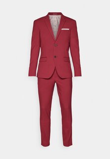Костюм THE FASHION SUIT NOTCH POCKET SQUARE Isaac Dewhirst, цвет cranberry