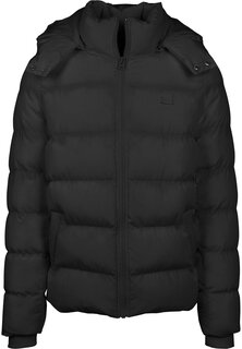 Зимняя куртка HOODED PUFFER Urban Classics, цвет black