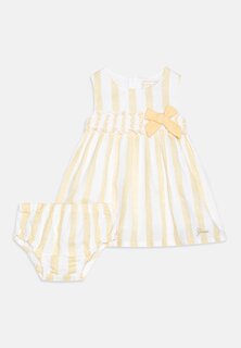 Коктейльное платье/праздничное платье BABY BLEND DRESS PANTIES SET Guess, цвет white/yellow