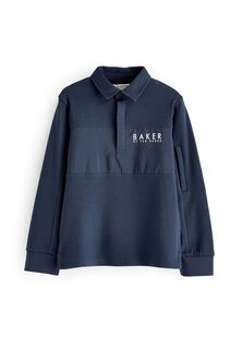 Рубашка-поло Baker by Ted Baker, цвет navy