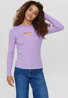 Вязаный свитер Nümph, цвет lilac breeze