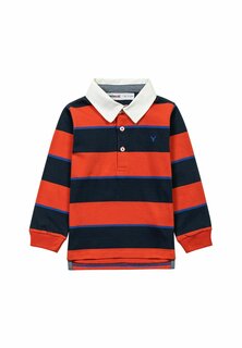 Рубашка-поло STRIPED RUGBY MINOTI, цвет orange/blue/cream