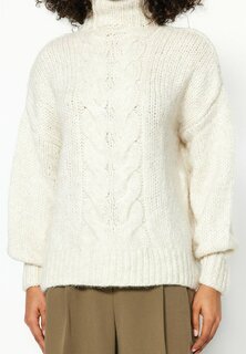 Вязаный свитер GEWOONTJES Trendyol, цвет beige