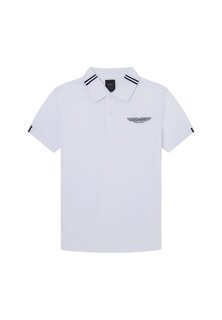 Рубашка-поло AM TIPPED Hackett London, цвет white