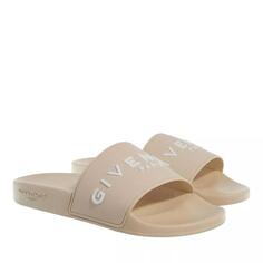 Туфли slide slippers with logo Givenchy, бежевый