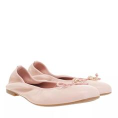 Лоферы baylay leather bow ballet pump shoe dusky Ted Baker, розовый
