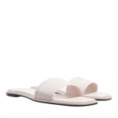 Сандалии squared flat slide he crystal Calvin Klein, бежевый