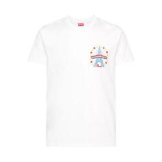 Футболка t-shirt mit &quot;kenzo drawn varsity&quot;-stickerei 02 blanc casse 02 blanc casse Kenzo, мультиколор