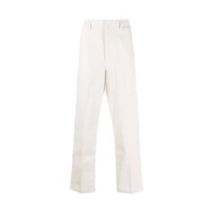 Брюки lockere chinohose clay white clay white Lemaire, белый