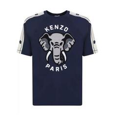 Футболка elephant t-shirt Kenzo, синий