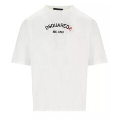 Футболка loose fit t-shirt Dsquared2, белый