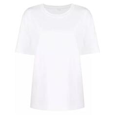 Футболка rubberised logo cotton t-shirt Alexander Wang, белый