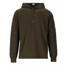 Футболка light fleece military hoodie Cp Company, зеленый