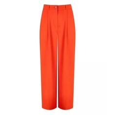 Брюки employee wide leg trousers Essentiel Antwerp, оранжевый