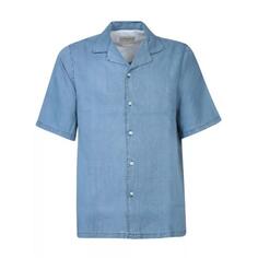 Футболка cotton shirt Officine Generale, синий