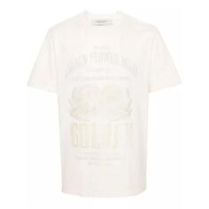 Футболка ecru graphic-print t-shirt Golden Goose, белый