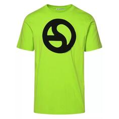 Футболка cotton t-shirt Acne Studios, зеленый