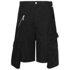 Шорты cotton bermuda shorts Gcds, черный
