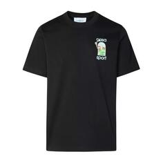 Футболка organic cotton t-shirt Casablanca, черный