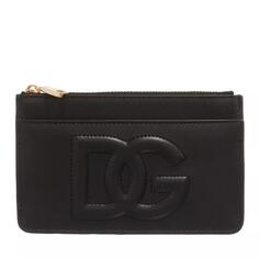 Кошелек logo leather card holder Dolce&amp;Gabbana, черный