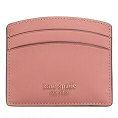Кошелек spencer leather card serene Kate Spade New York, розовый