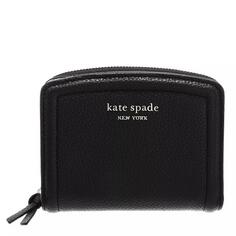 Кошелек knott pebbled leather Kate Spade New York, черный