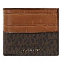 Кошелек billfold luggage Michael Michael Kors, коричневый
