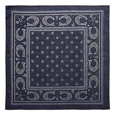 Шарф coach heritage bandana midnight Coach, синий