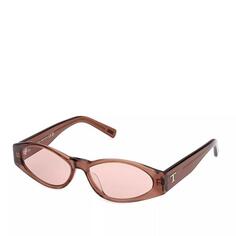 Солнцезащитные очки to0362-h shiny dark brown Tod&apos;S, коричневый Tod’S