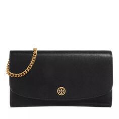 Кошелек robinson chain wallet Tory Burch, черный