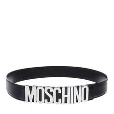 Ремень belt fantasy print Moschino, черный