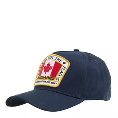 Бейсболка canada patch baseball cap navy Dsquared2, синий