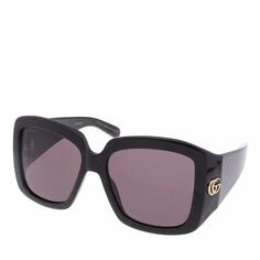 Солнцезащитные очки gg1402s black-black-grey Gucci, черный