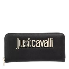 Кошелек range b metal lettering sketch 9 wallet Just Cavalli, черный