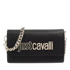 Кошелек range b metal lettering sketch 10 wallet Just Cavalli, черный