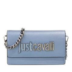 Кошелек range b metal lettering sketch 10 wallet cameo Just Cavalli, синий