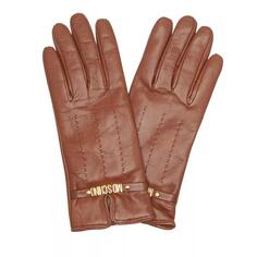 Перчатки glove m1892 Moschino, коричневый