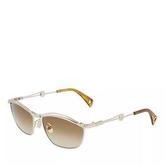 Солнцезащитные очки lnv111s gold/gradient caramel Lanvin, коричневый