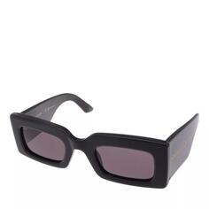 Солнцезащитные очки am0433s black-black-grey Alexander Mcqueen, черный