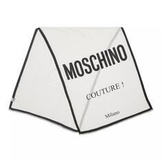 Шарф scarf 70x180 cm Moschino, черный