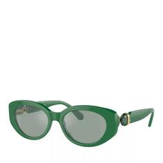 Солнцезащитные очки 0sk6002 dark Swarovski, зеленый