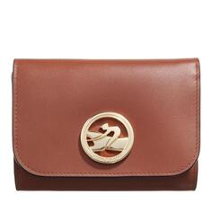 Кошелек box-trot compact wallet Longchamp, коричневый