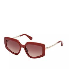 Солнцезащитные очки design7 shiny red Max Mara, красный