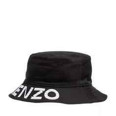 Бейсболка bucket hat reversible Kenzo, черный