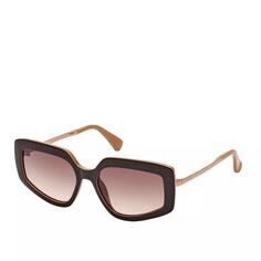 Солнцезащитные очки design7 dark brown/other Max Mara, коричневый