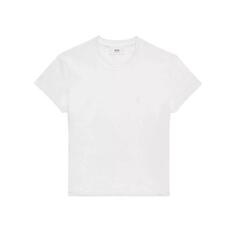 Футболка t-shirt mit weißem ami de coeur logo white white Ami Paris, белый